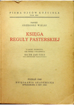 Księga reguły pasterskiej 1948 r