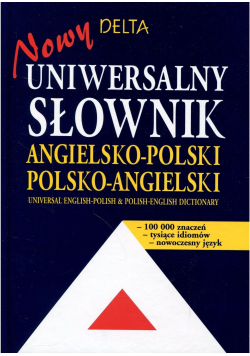 Nowy uniwersalny słownik angielsko  polski polsko-angielski