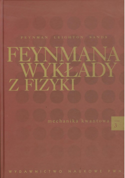 a wykłady z fizyki, tom 3
