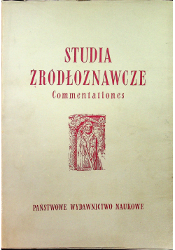 Studia Źródłoznawcze tom II