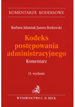 Kodeks postępowania administracyjnego Komentarz