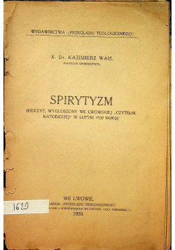 Spirytyzm 1920 r