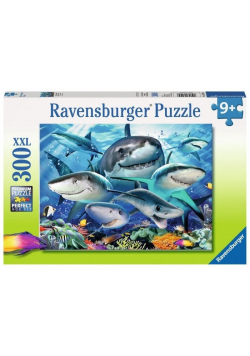 Puzzle 300 Uśmiechnięte rekiny XXL