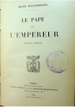 Le Pape et Lempereur 1905 r.
