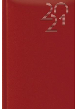 Terminarz 2021 Standard B6 Caribe rubinowy