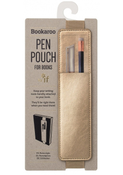 Bookaroo Pen Pouch - uchwyt na długopis złoty