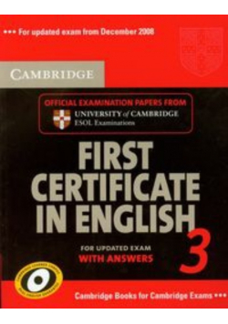 Cambridge First Certificate in English Tom 3