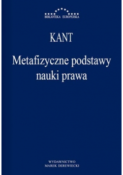 Metafizyczne podstawy nauki prawa