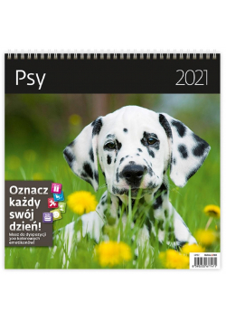 Kalendarz 2021 30x30 Psy HELMA