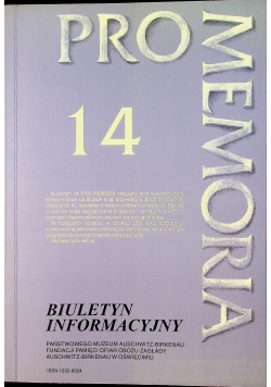 Biuletyn Informacyjny Promemoria 14