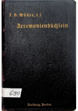 Beremonienbuchlein 1904r