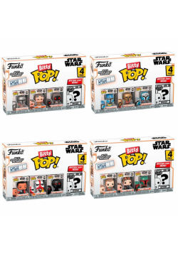 Funko Figurka Bitty POP Mandalorian: 4-pak mix
