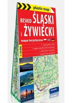 Plastic map Beskid Ślaski i Żywiecki w.2019 mapa