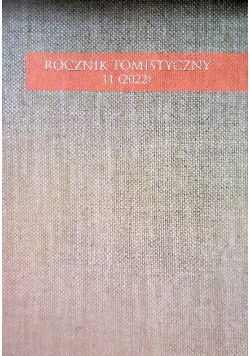 Rocznik Tomistyczny Nr 11 / 22