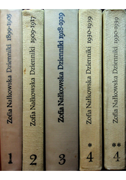 Nałkowska dzienniki 5 tomów