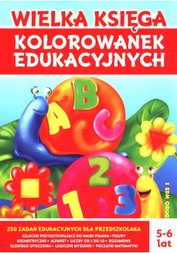 Wielka księga kolorowanek edukacyjnych