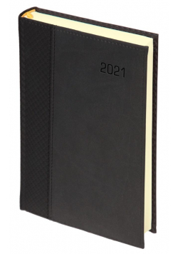 Kalendarz 2021 A5 Tyg. reg. Carbon Paris Czarny