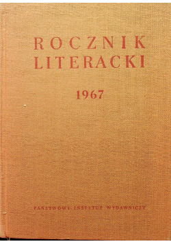Rocznik literacki 1967