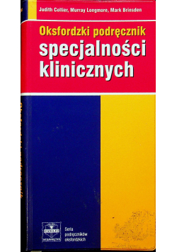 Oksfordzki podręcznik specjalności klinicznych