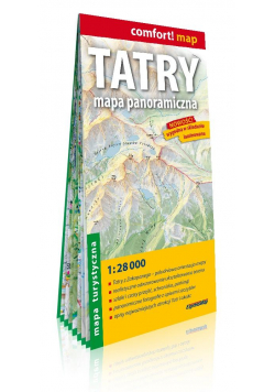 Comfort! map Tatry. Mapa panoramiczna 1:28 000