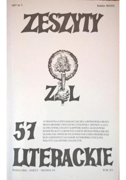 Zeszyty literackie 57 1/1997