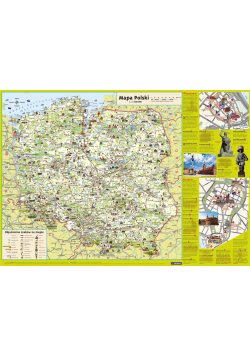 Plansza edukacyjna - Mapa Polski Junior