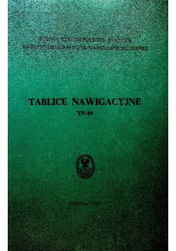 Tablice nawigacyjne TN - 89