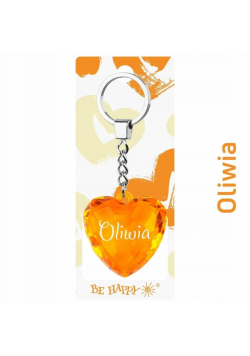 Brelok serce Oliwia