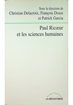 Paul Ricoeur et les sciences humaines