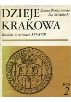 Dzieje Krakowa - Kraków w wiekach XVI-XVIII