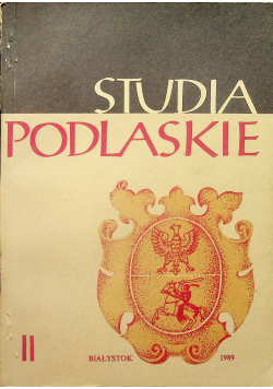 Studia Podlaskie tom II