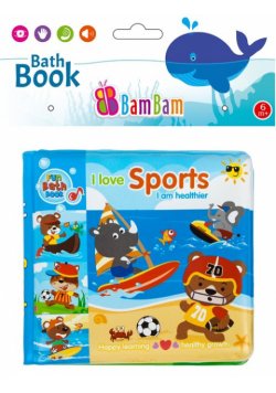 Książeczka do kąpieli Zwierzęta sport bambam 432484