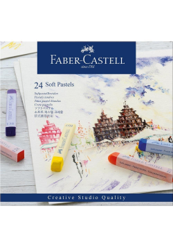 Pastele suche CS 24 kolory FABER CASTELL