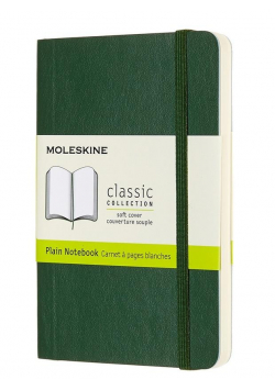 Notes 9x14 gładki myrtle green MOLESKINE