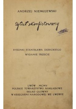 Tytuł skonfiskowany, 1905 r.