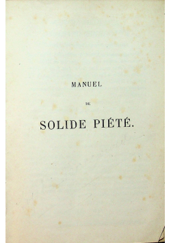 Manuel solide piete 1888 r