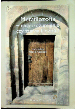 Metafilozofia nieporozumienie czy szansa filozofii