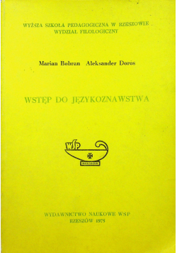 Wstęp do językoznawstwa