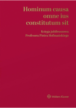 Hominum causa omne ius constitutum sit
