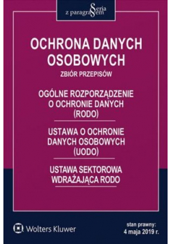 Ochrona danych osobowych zbiór przepisów