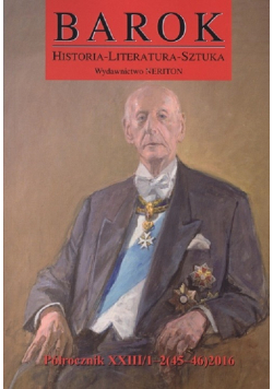 Barok Półrocznik XXIII 1 do 2 Nr 45 i 46 2016