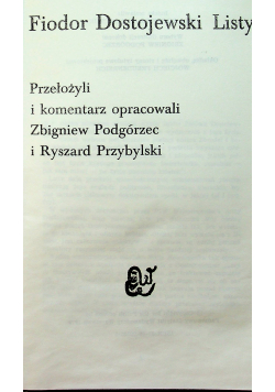 Dostojewski Listy