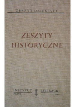 Zeszyty historyczne Zeszyt 10