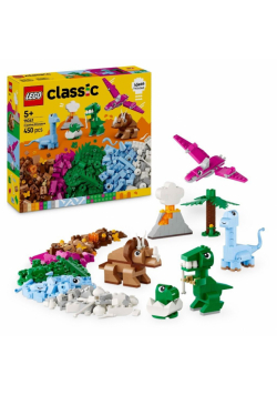 LEGO(R) CLASSIC 11041 (3szt) Kreatywne dinozaury