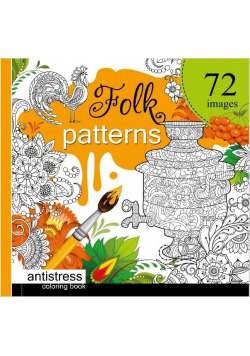 Kolorowanka antystresowa 200x200 Folk Patterns TW