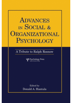 Advances in Social and Organizational Psychology