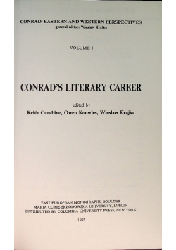 Conrads literary career