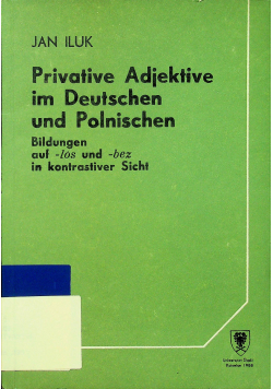 Privative adjektive im Deutschen und Polnischen