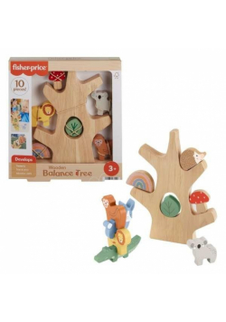 Fisher-Price. Drewniane drzewko Zestaw klocków