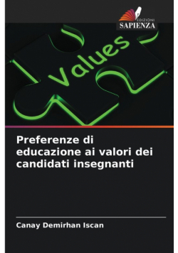 Preferenze di educazione ai valori dei candidati insegnanti